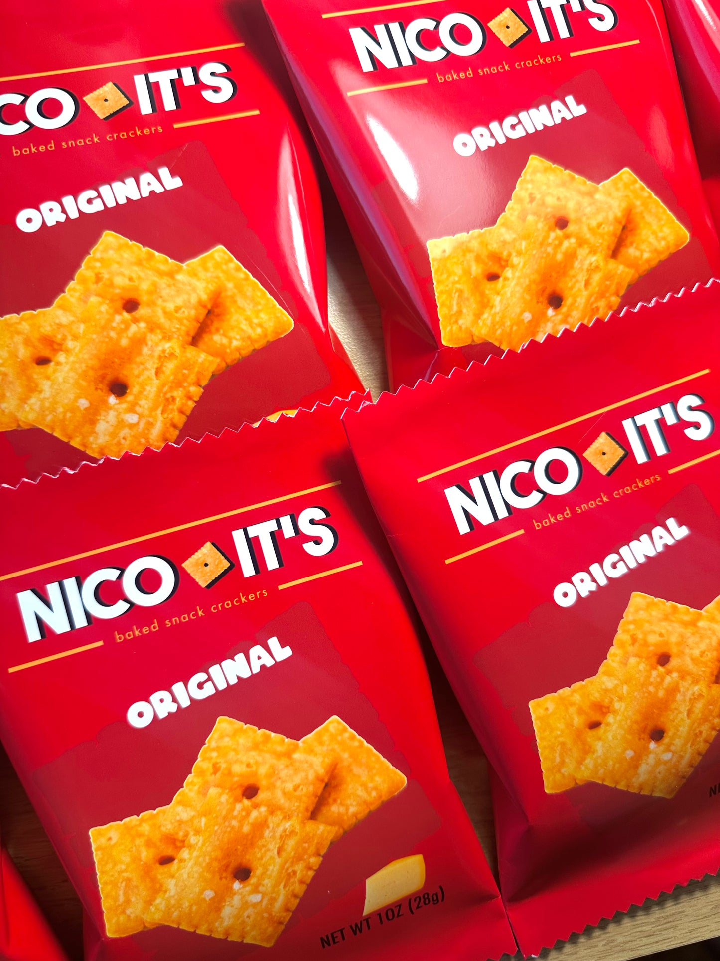 Custom Baked Cheese Crackers