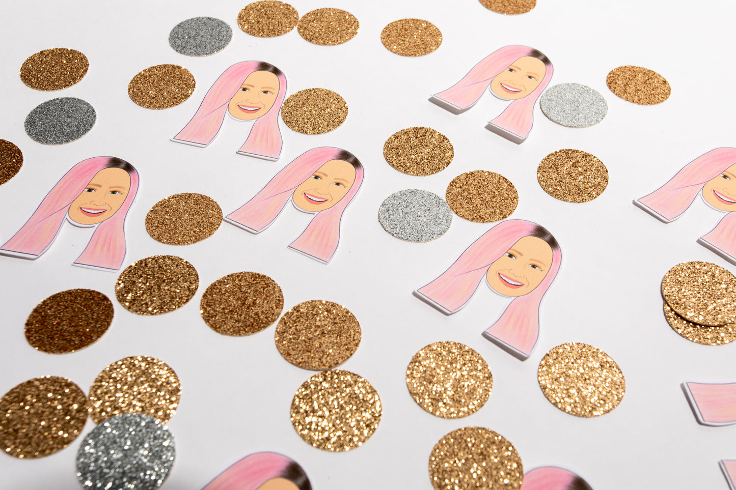 Custom Digital Illustrated Confetti