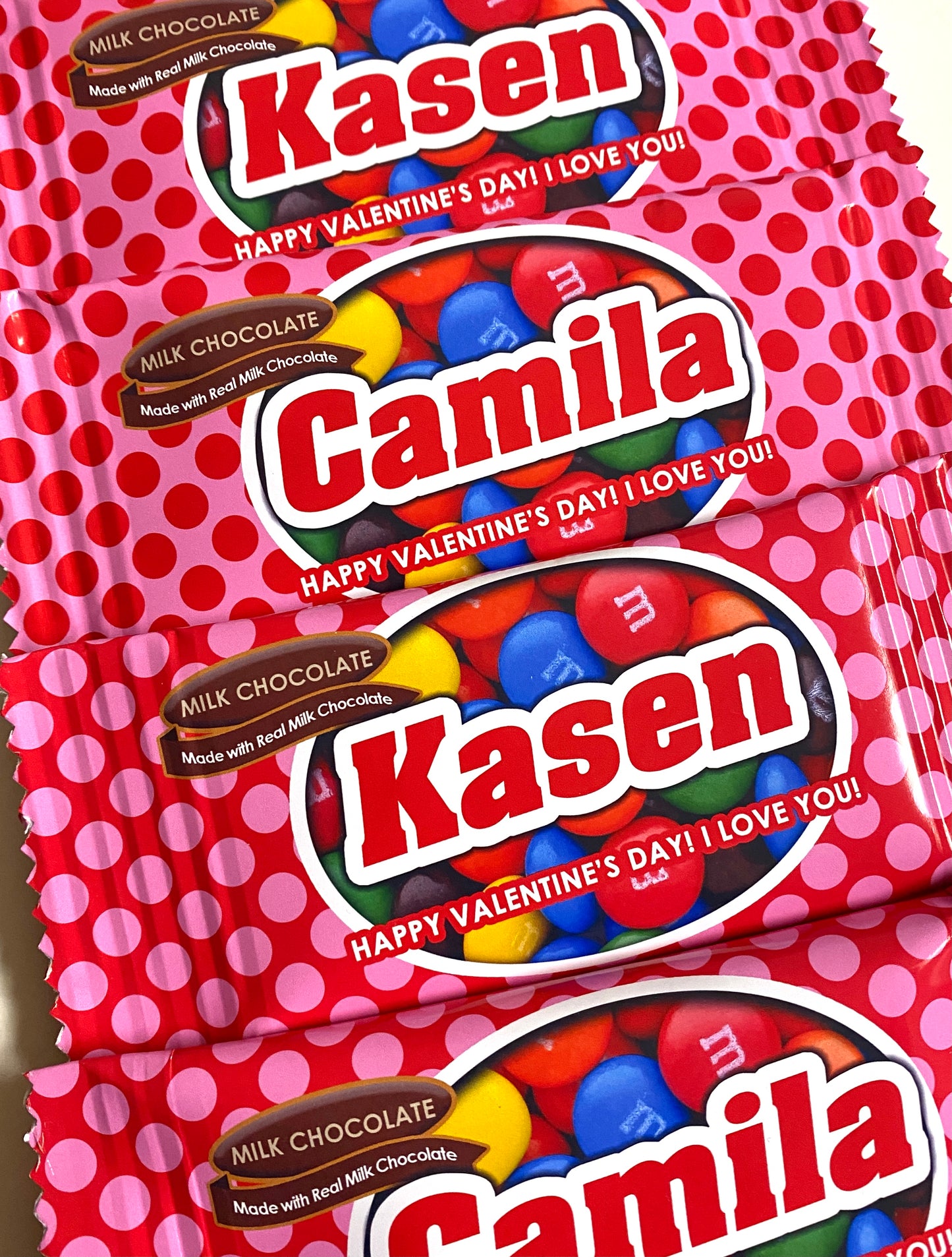 Custom Chocolate Candy Wrappers