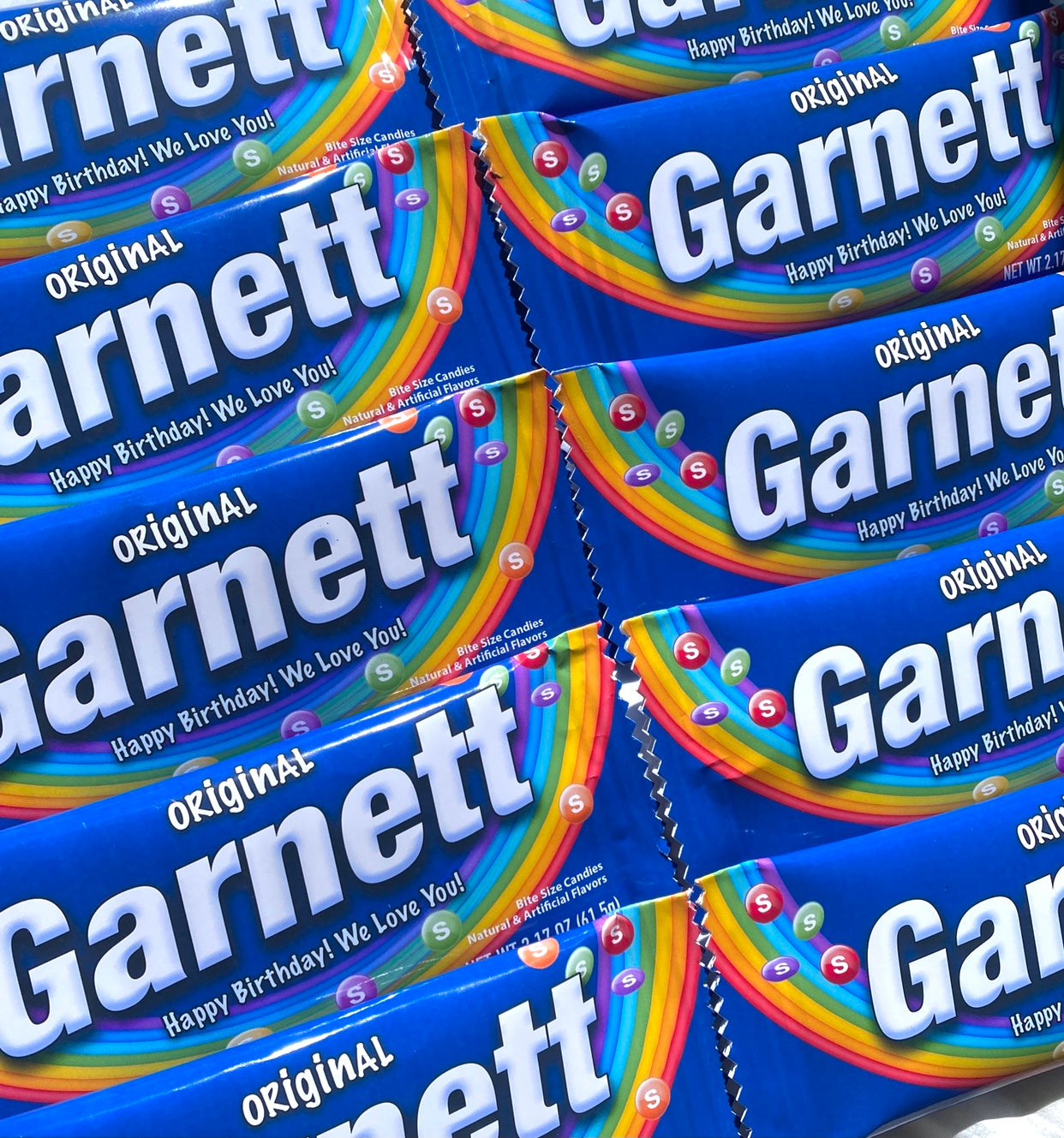 Custom Rainbow Candy Wrappers